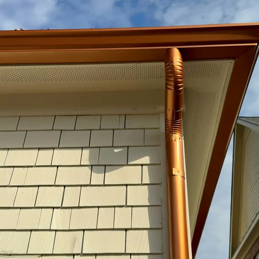Gutter General seamless gutter installation project