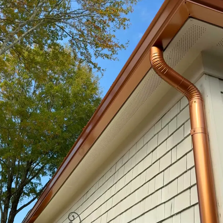 Gutter General seamless gutter installation project